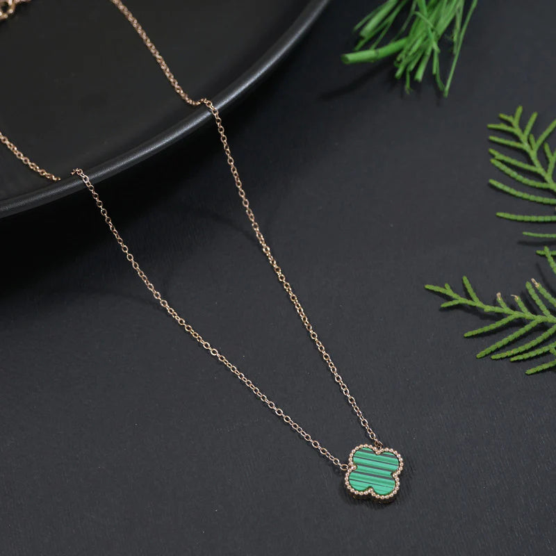 Stainless Steel clover Necklace