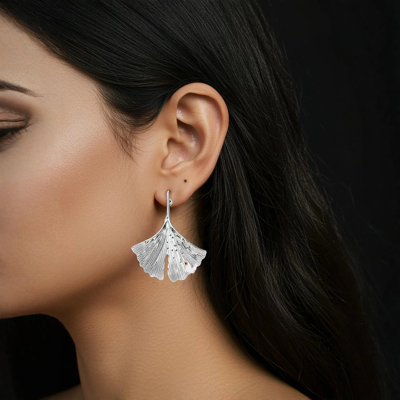 Silver Western Earring