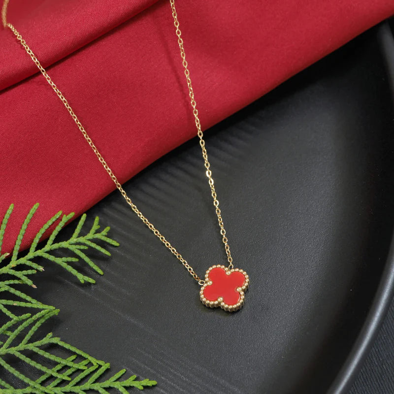 Stainless Steel clover Necklace