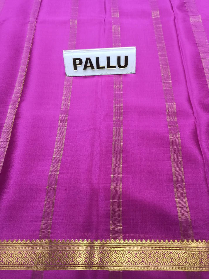 Pure Mysore Silk Saree