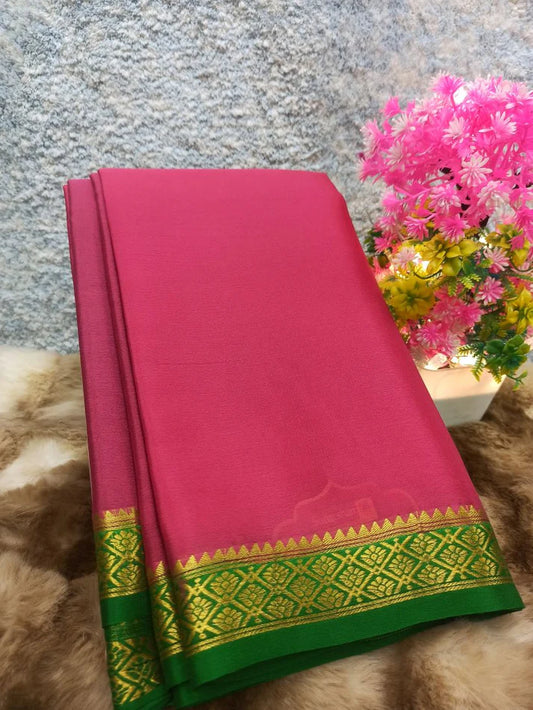 Pure Mysore Silk Saree