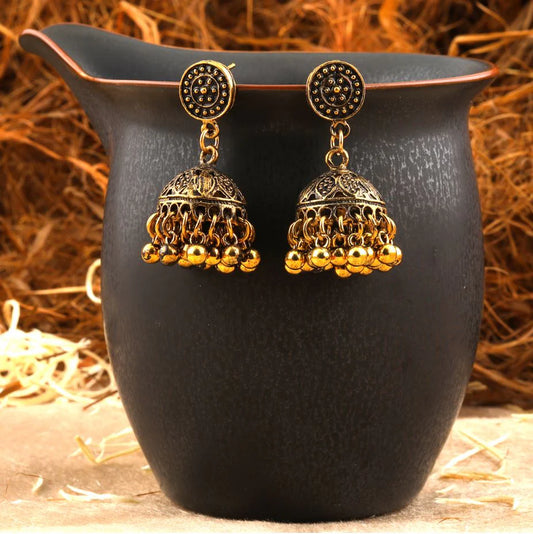 Gold Plated Jhumki Earring